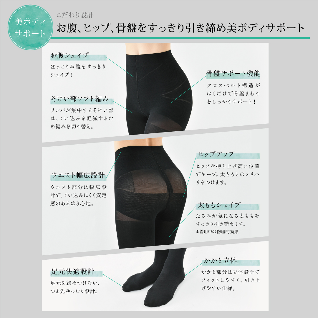 Be-fit ハイサポートタイスト140d骨盤プラス